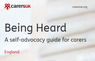 Being heard Carers uk guide
