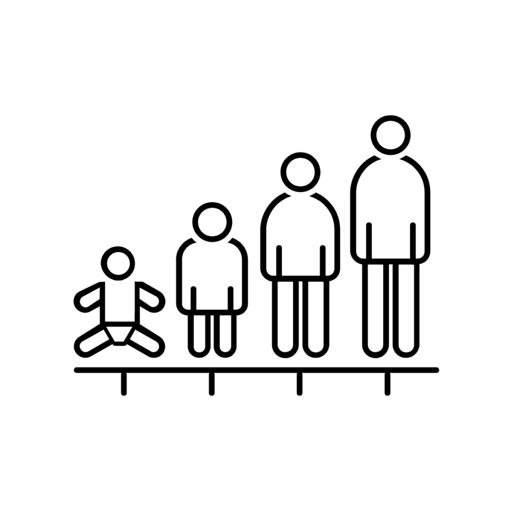 Image to represent a person getting older