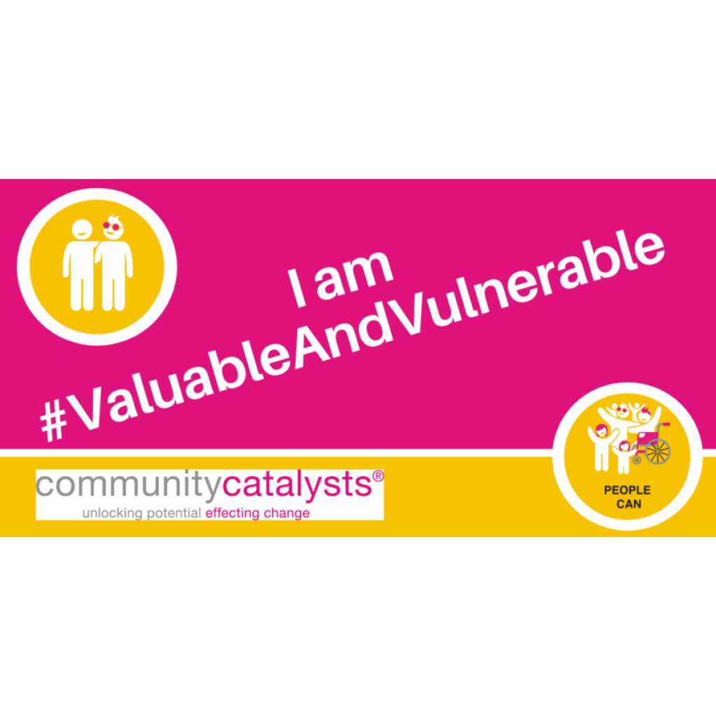 Visual of 'I am #ValuableAndVulnerable'