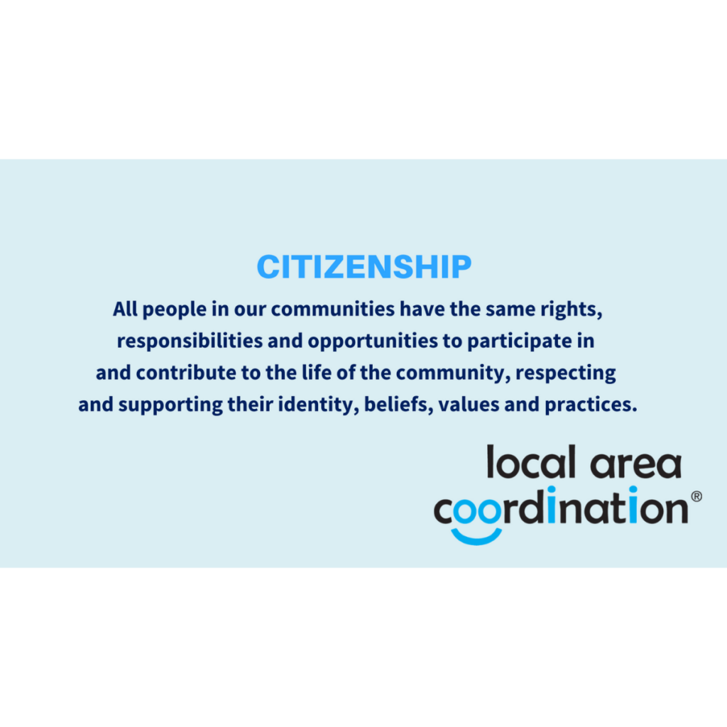 Text about the principle of 'citizenship'