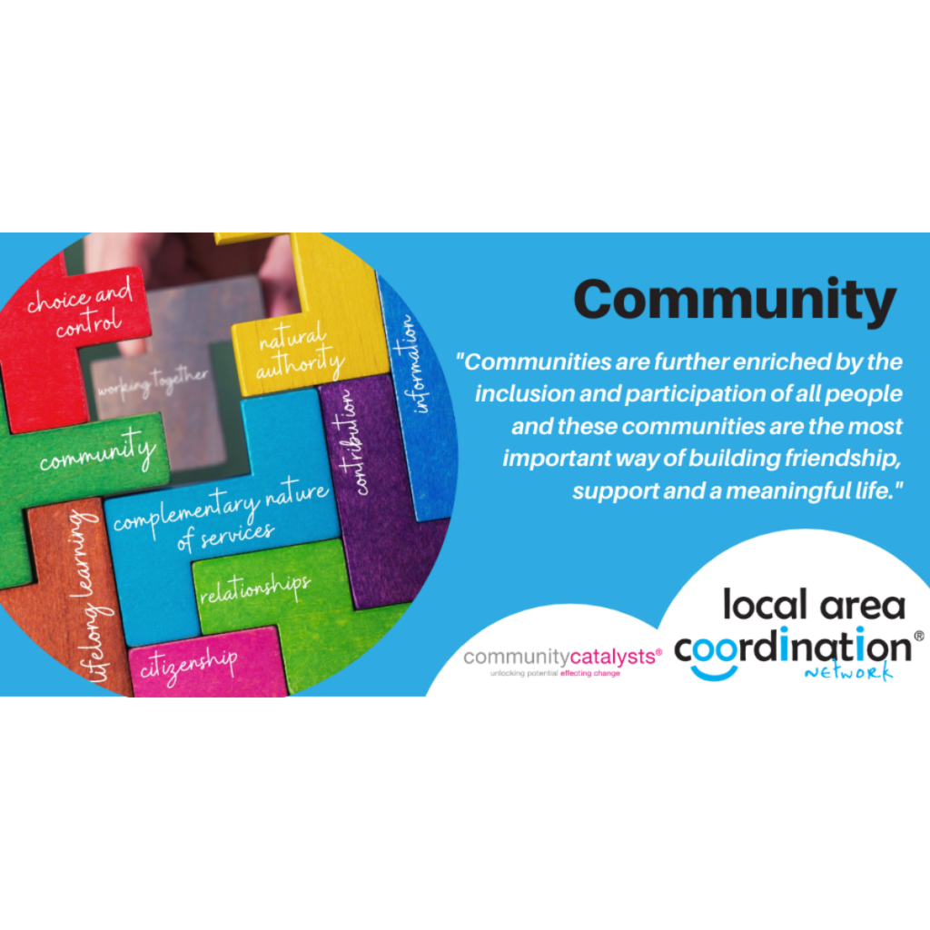 Visual to represent principle of 'community'