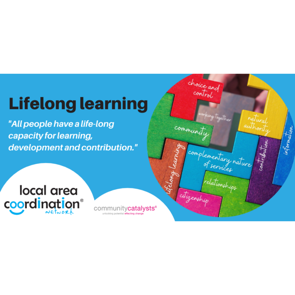 Visual to represent principle of 'lifelong learning'