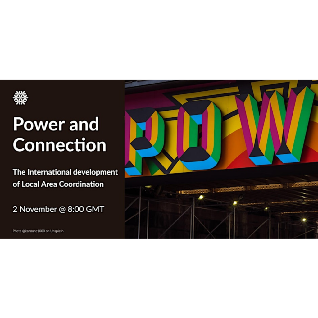 Power and Connection launch event poster