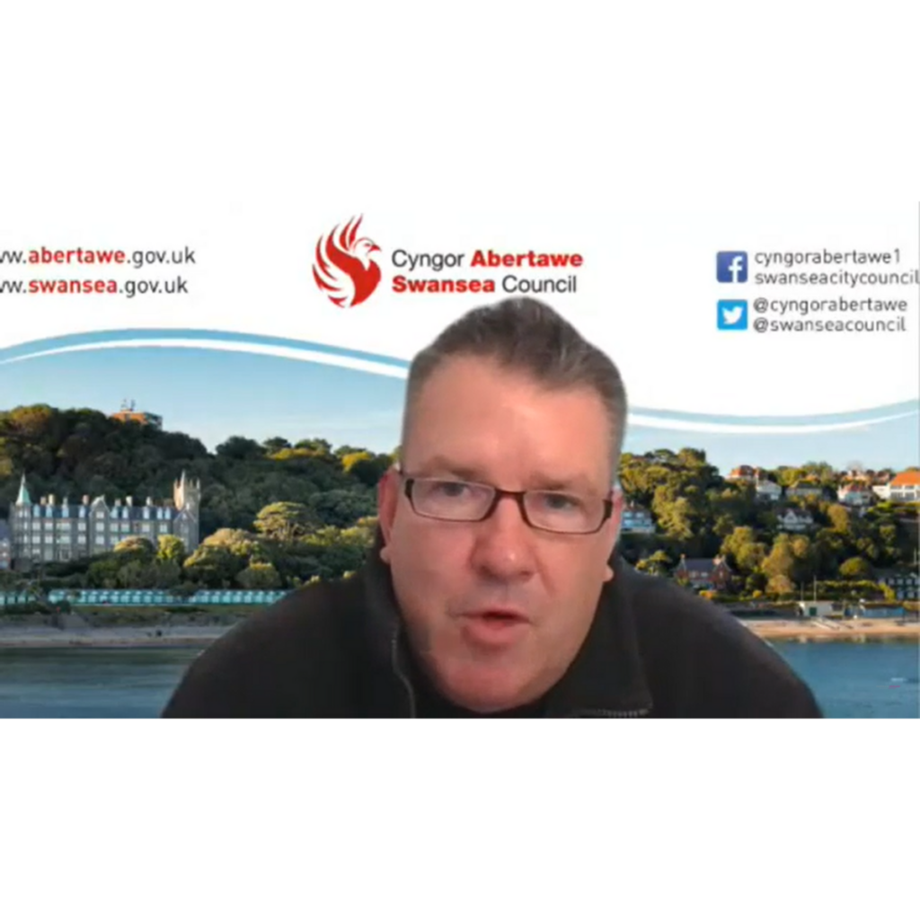 Still of Richard Davies from video