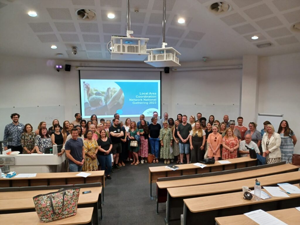 Group photo of everyone at Local Area Coordination National Gathering