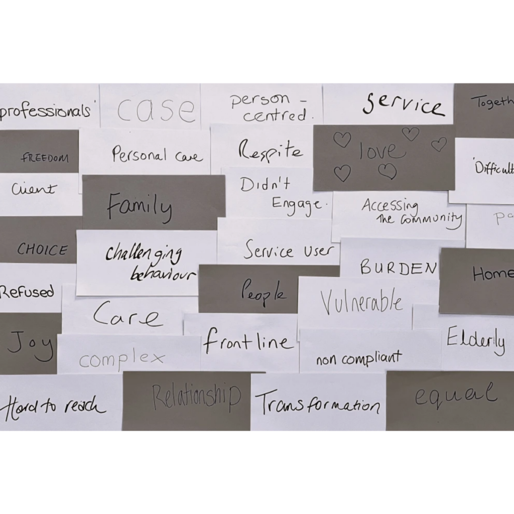 Cover photo from Bryony Shannon's 'why language matters even more'