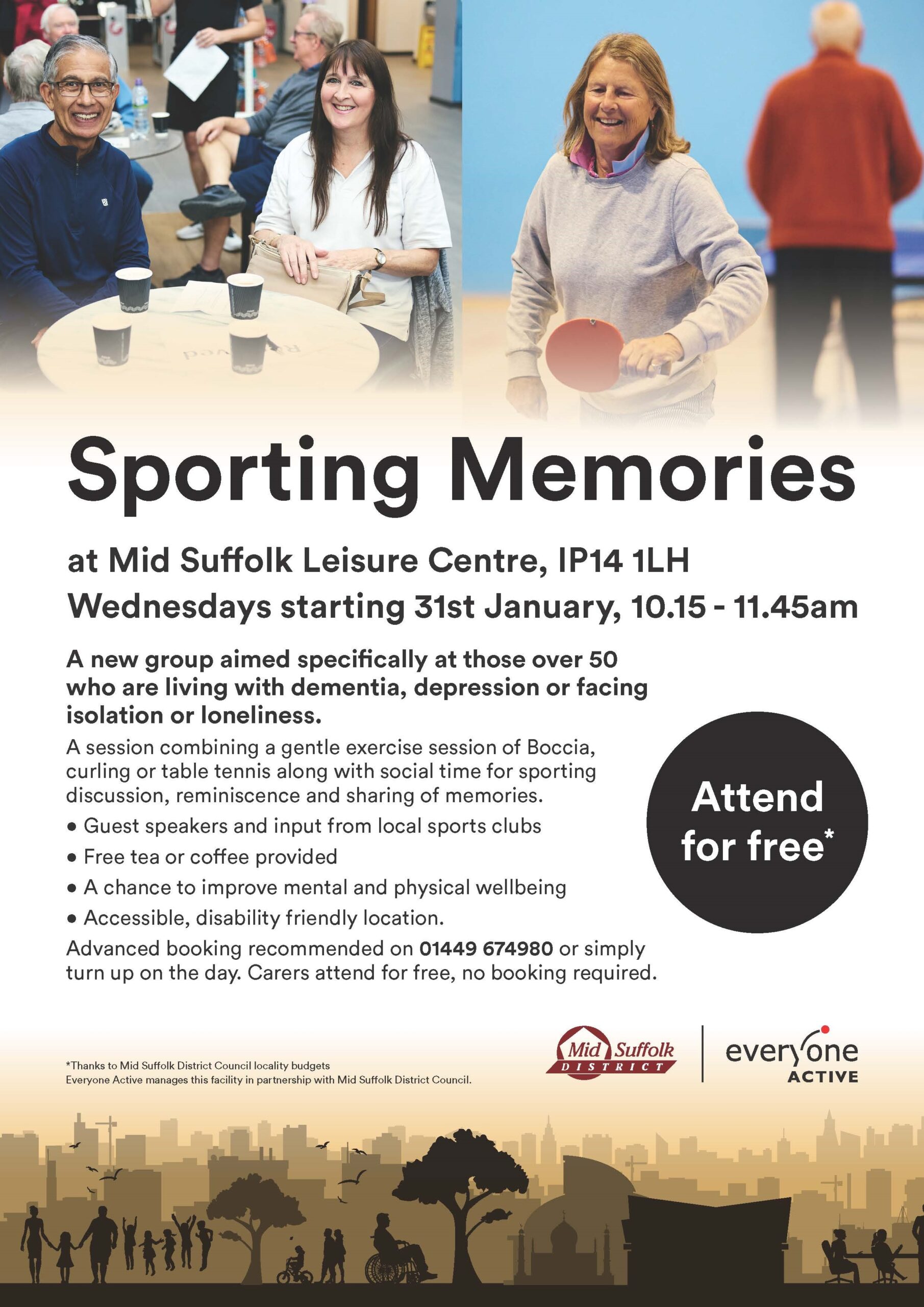 Sporting Memories flyer