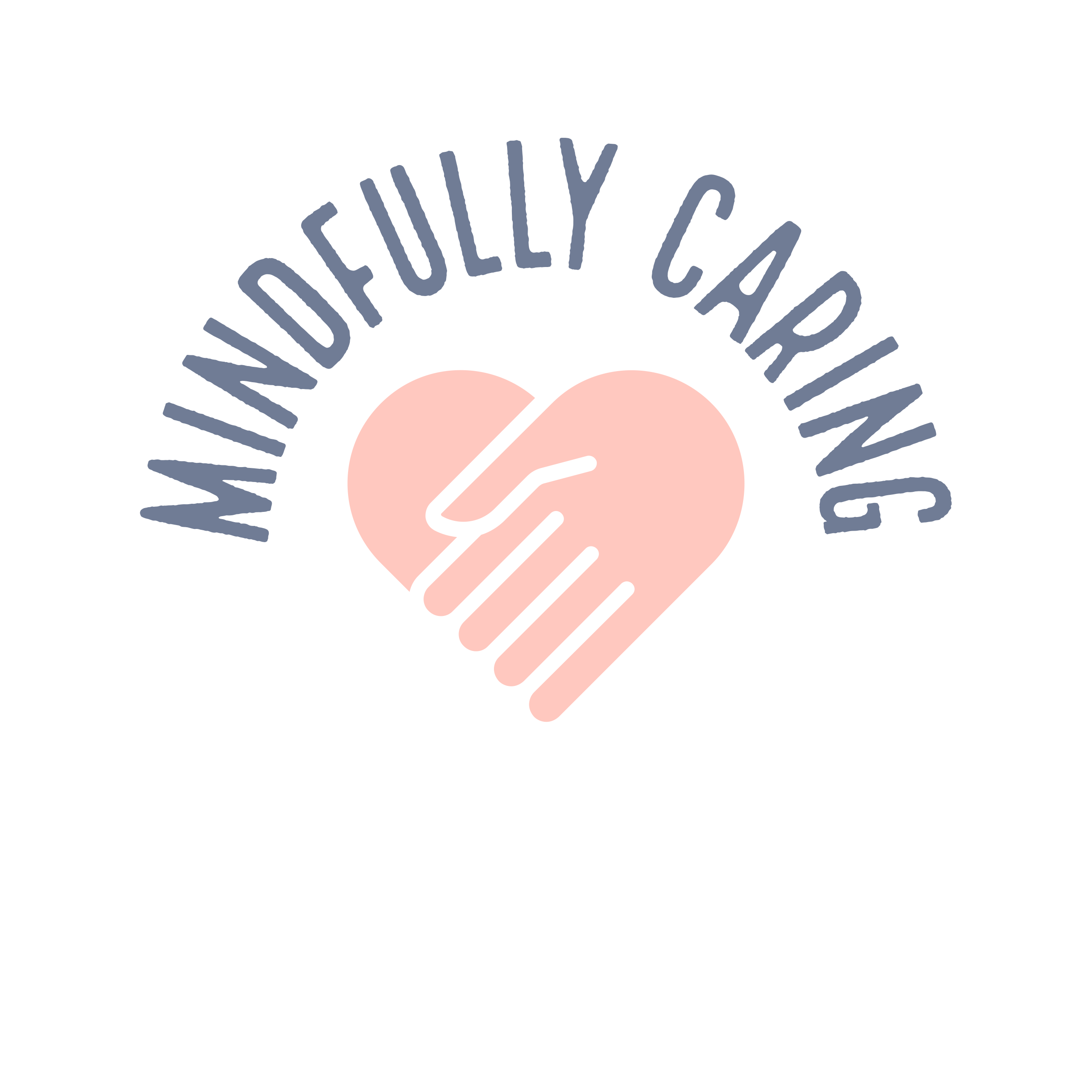 logo of two hands for Mindfully Caring