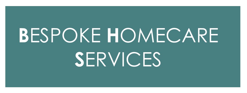 logo for Bespoke Home Care Services on a green background