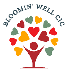 Company logo: A stylized graphic representing our company's name in the image of a plant blooming.