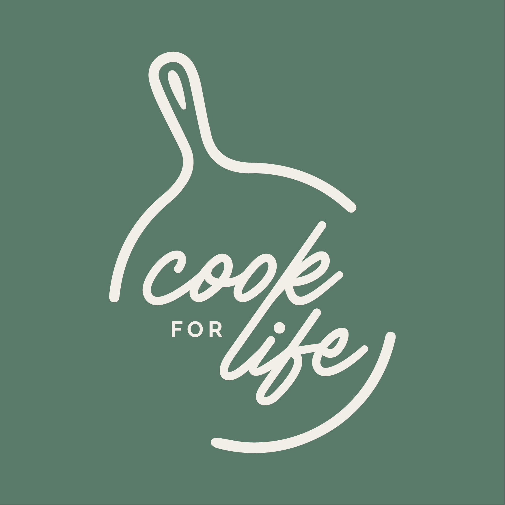 Company logo: A stylized graphic representing our company's name enclosed in a frying pan image