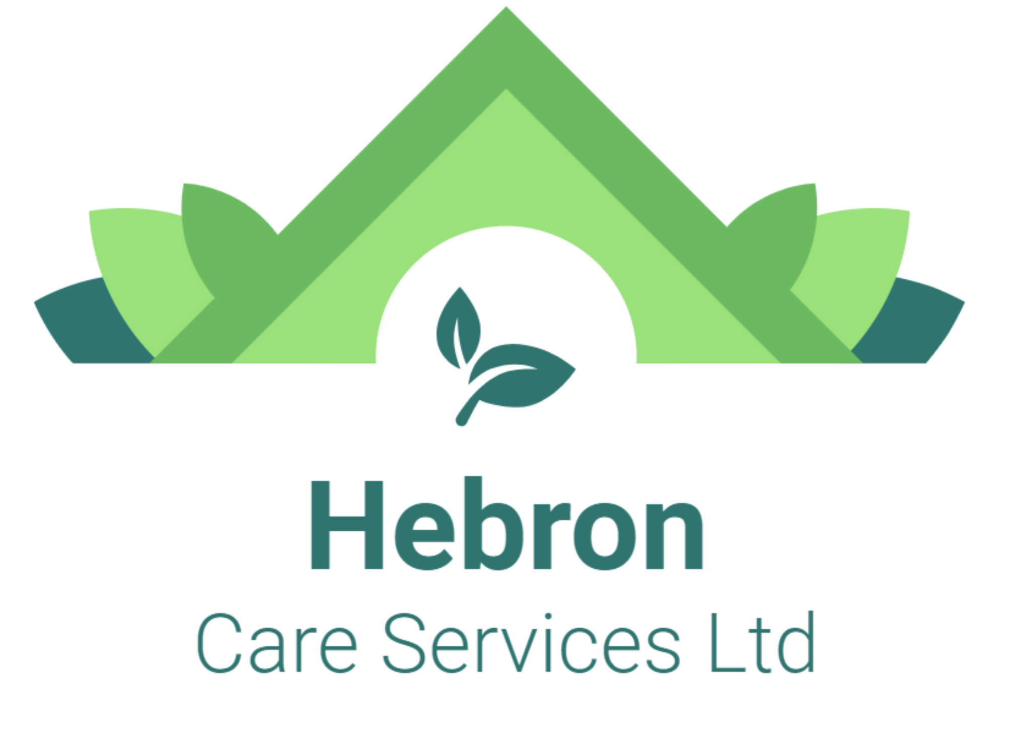 Company logo: graphic representation of our company's name accompanied by a leaf image in the middle of a house.