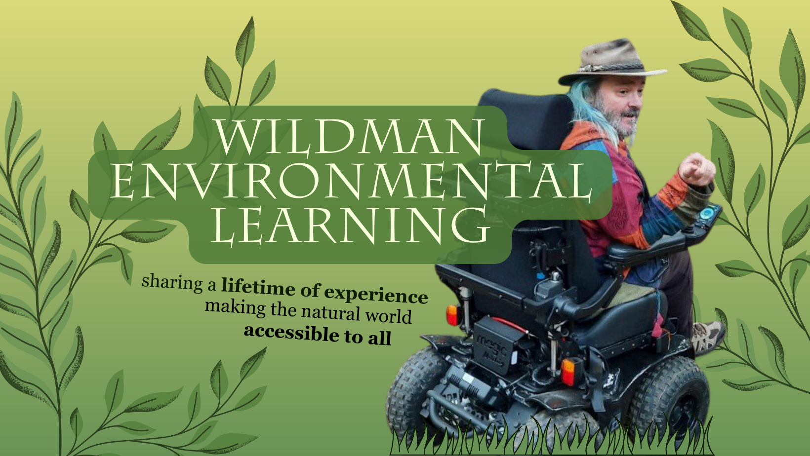 Company logo stating we're trying to make nature accessible to all
