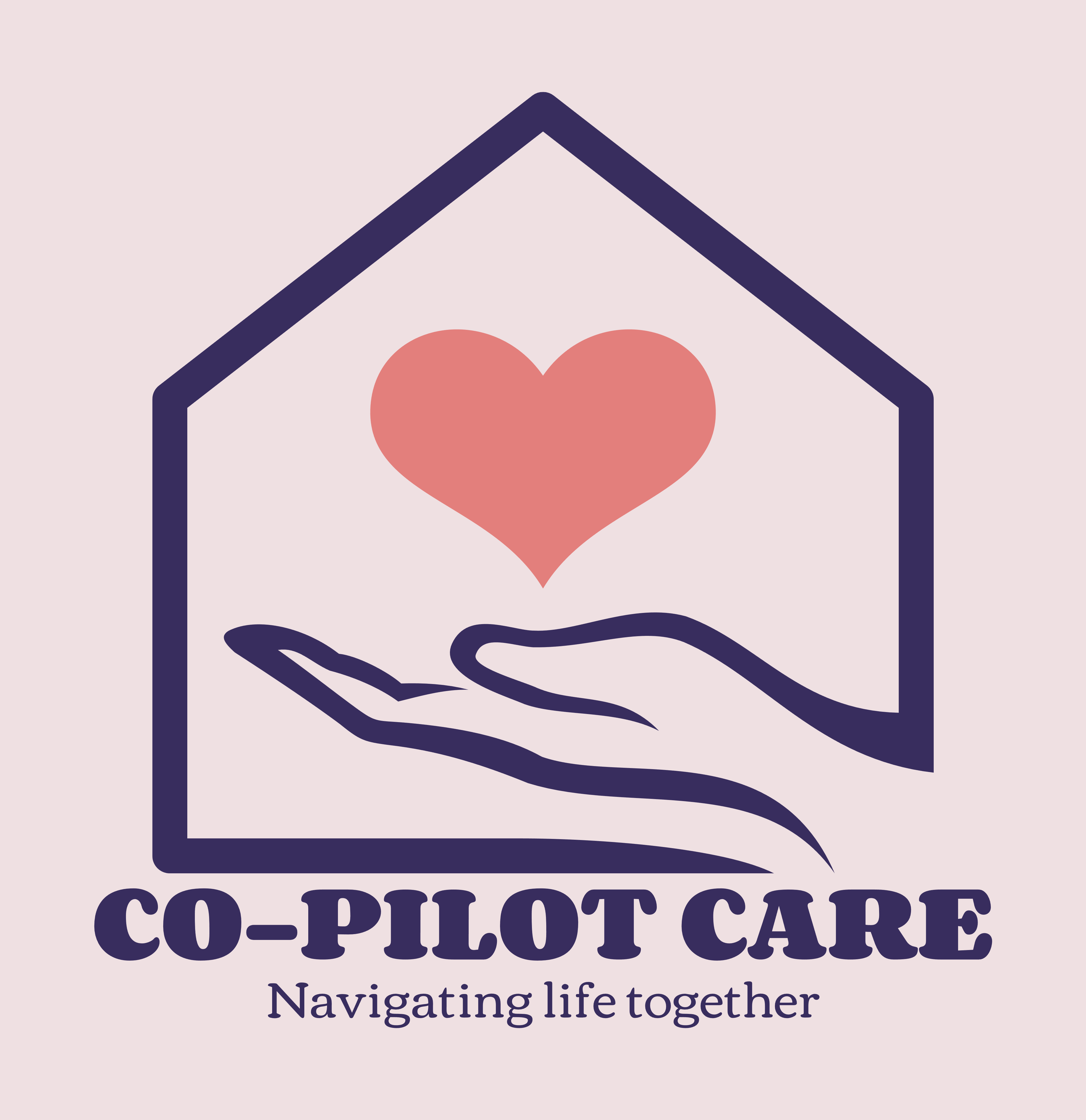 An image of a home with a heart central to the image demonstrating compassionate care.
