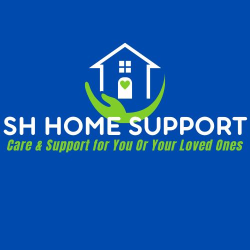 company logo a stylised graphic showing a house and hand with text