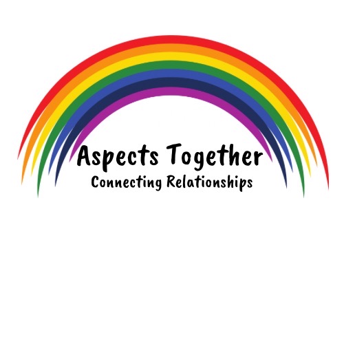 Company logo: A stylized graphic representing our company's name in bold lettering, with a bold and bright rainbow overarching.