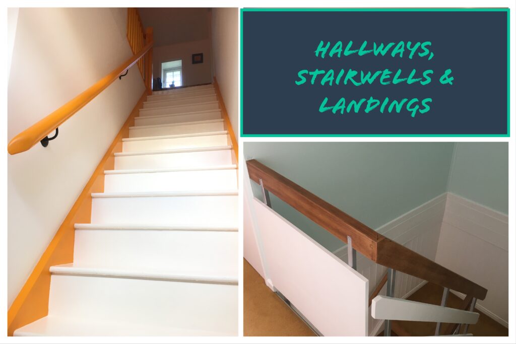 Hallway, stairwell & landings