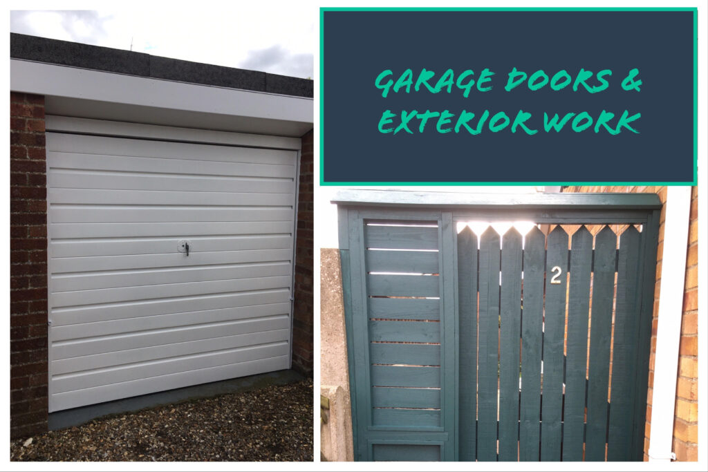 Garage doors & small exterior work
