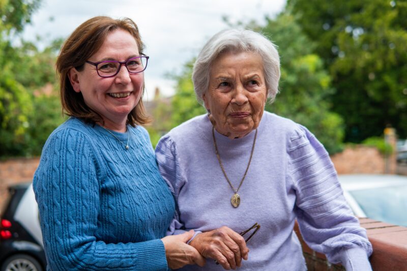 Image of two women