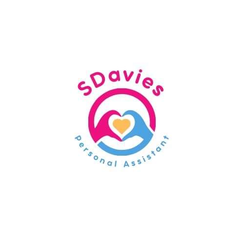 Company logo, caring hands making a heart to show we care