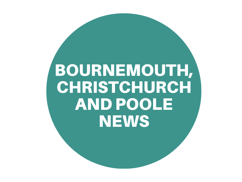 Green circle reading 'Bournemouth, Christchurch and Poole news'