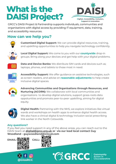 Poster about the DAISI Project