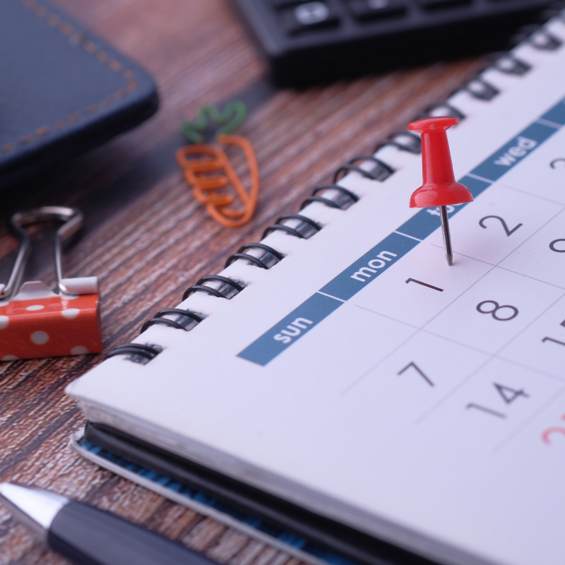 A calendar