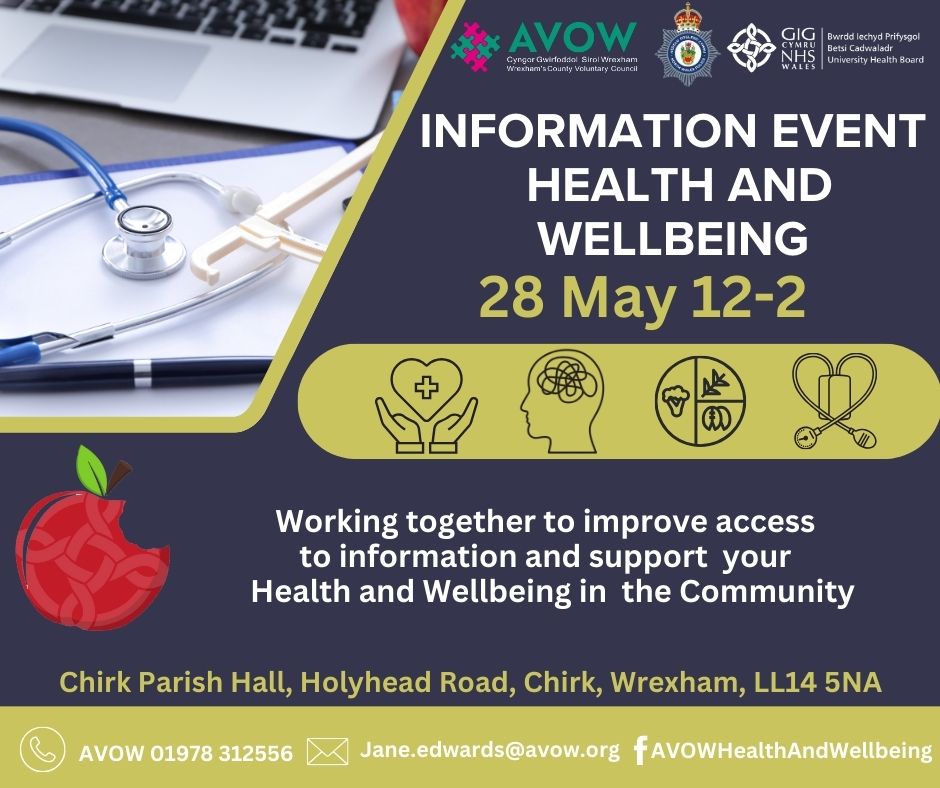 Poster for health and wellbeing event