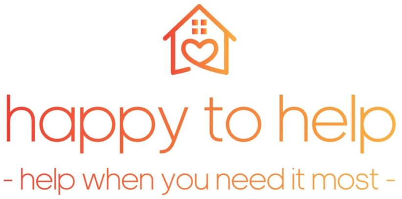 A simple, warm and friendly logo of a home with a heart in it, with the company name underneath