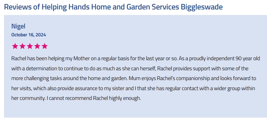 Example of a review