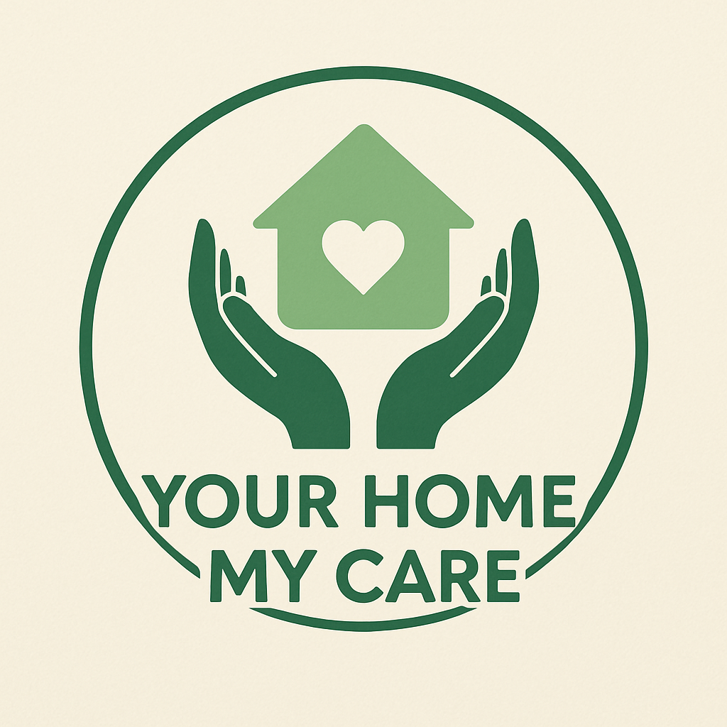 The logo is a representation of my company along  with  caring hands in your home 