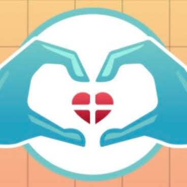 Company logo: arms hugging a house and a heart