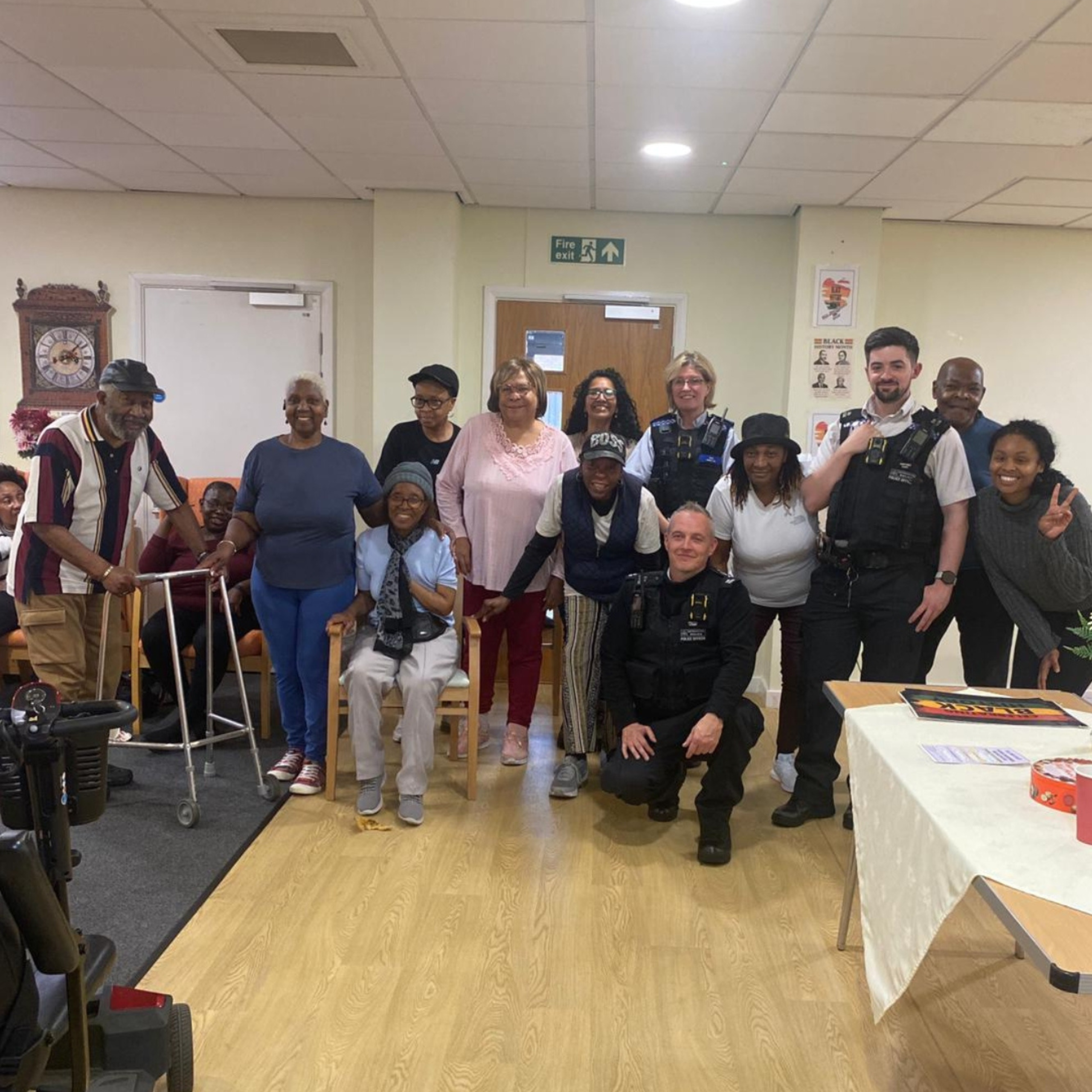  Photo of people attending weekly community group