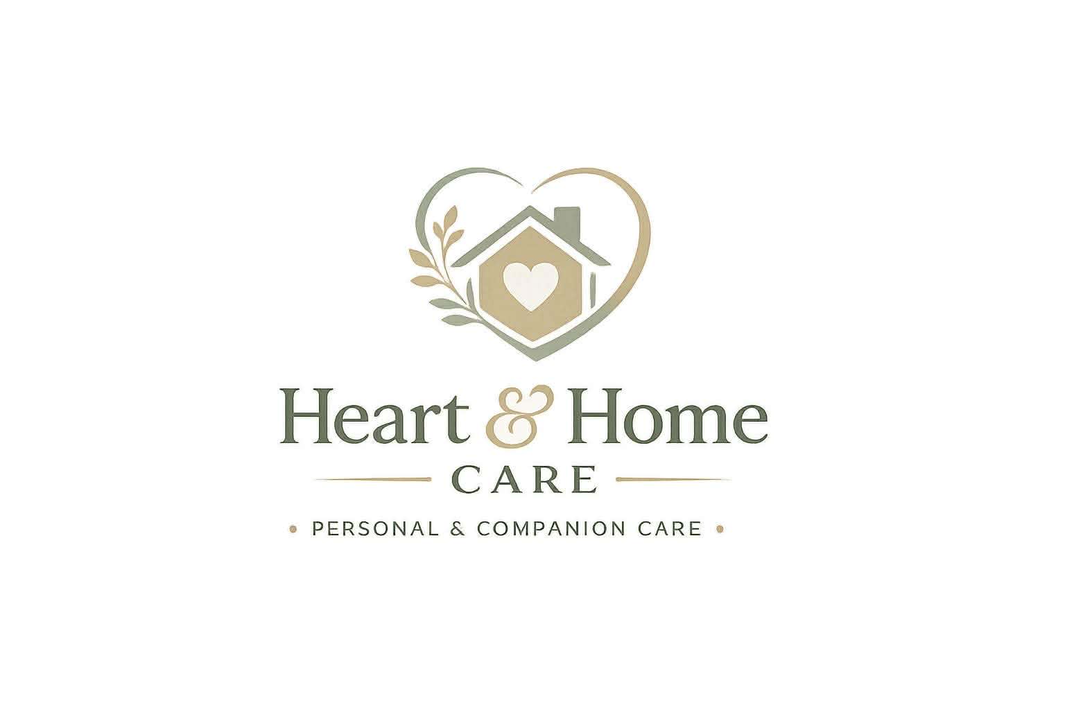 Heart & Home Care logo representing compassionate home and companion care