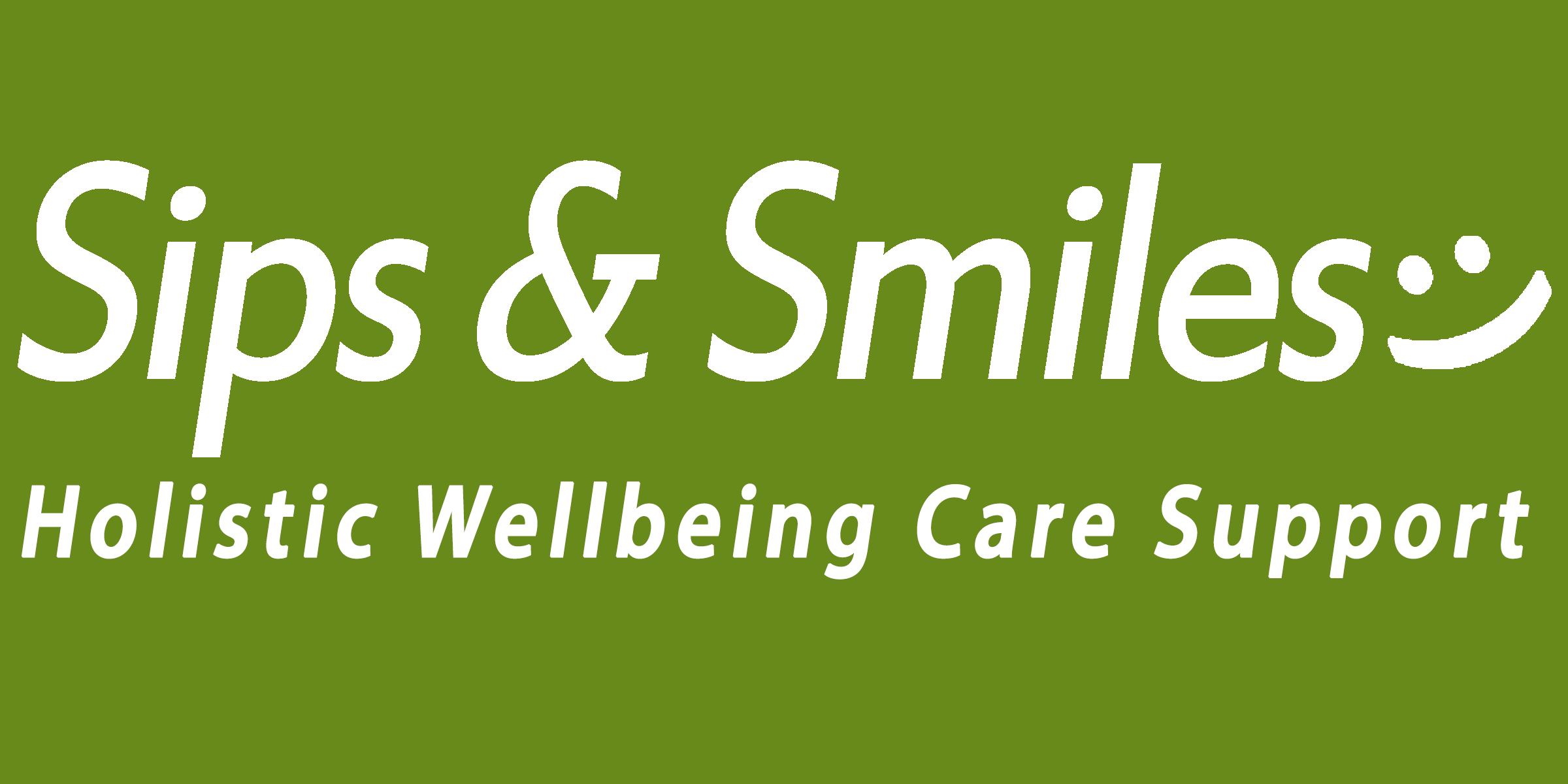 Company logo with stylised font and a smiley in green and grey