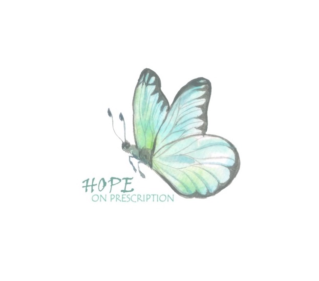 A Butterfly symbolizing Hope and Growth. 