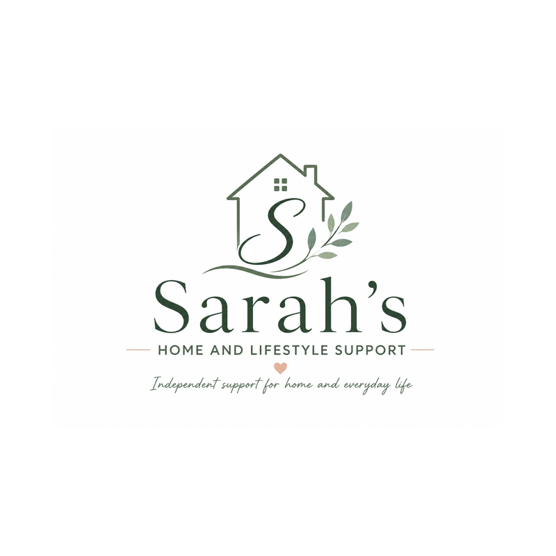 Company logo,a graphic, my name and a description of the service