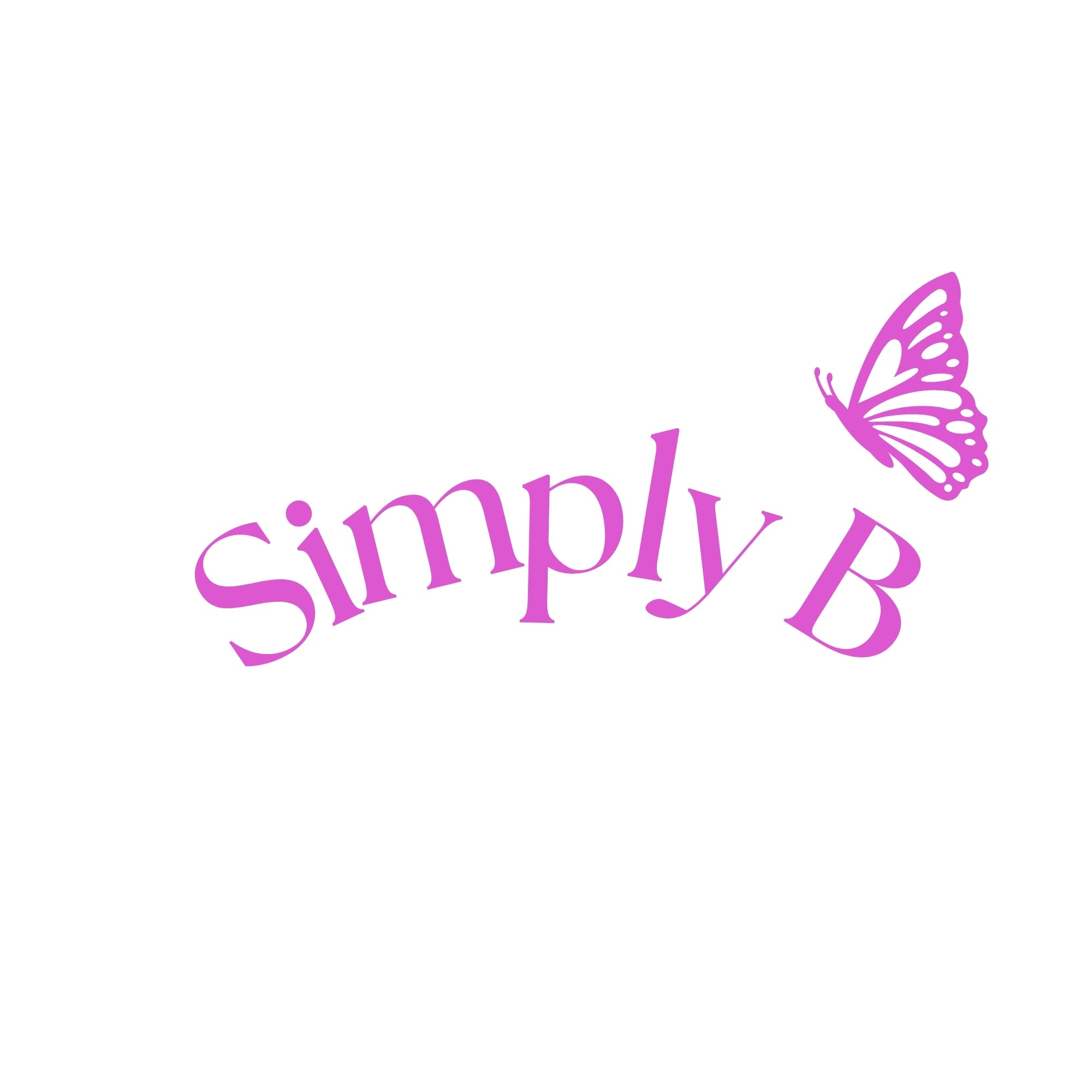 A stylized graphic representing our company's name in bold lettering, accompanied by a small butterfly