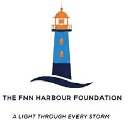 FNN Harbour Foundation logo: A blue and orange lighthouse shining above dark blue waves, with the words “The FNN Harbour Foundation” and the tagline “A Light Through Every Storm.