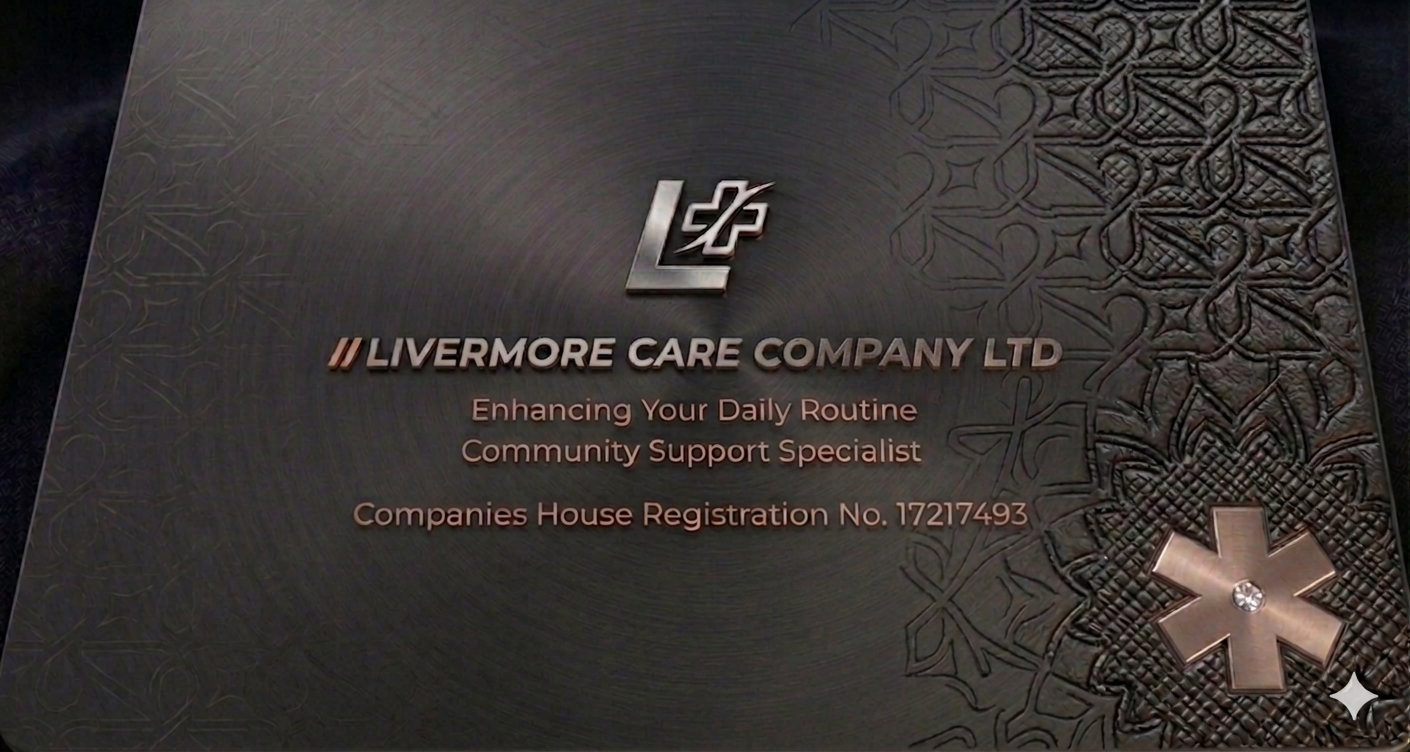 Livermore Care Company Ltd logo featuring the company name and branding for community support and independence services.