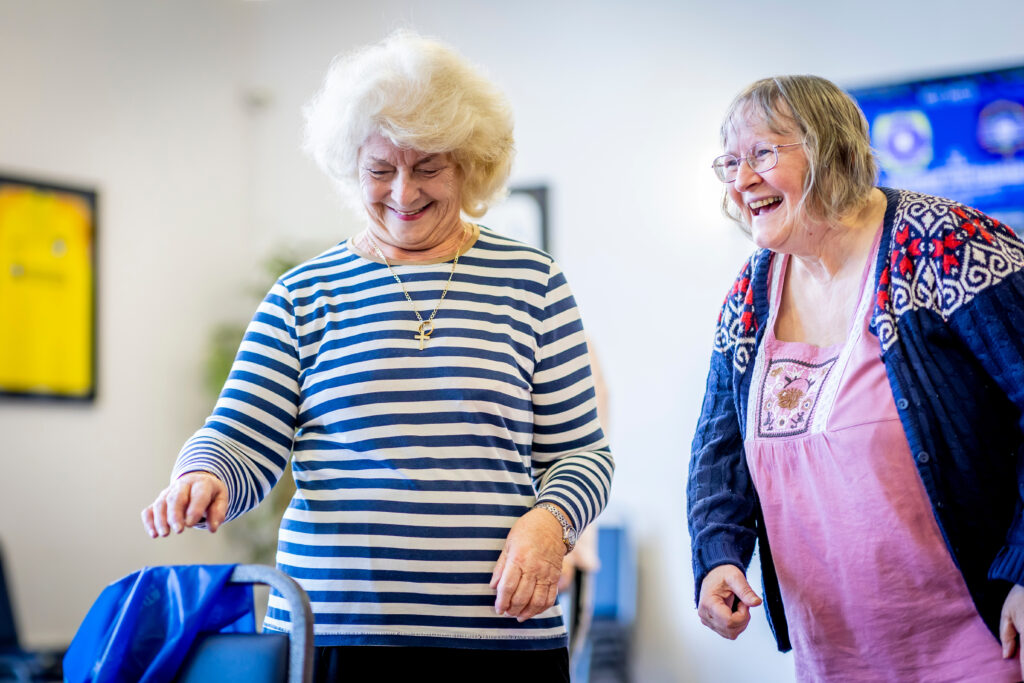 Women in exercise class