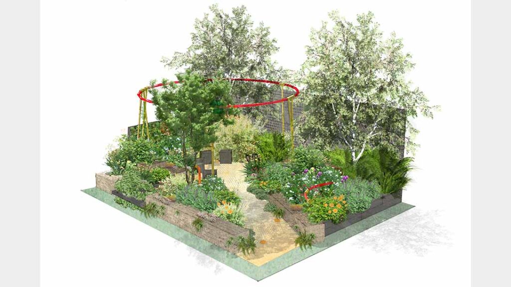 The Pulp Friction 'Growing Skills' garden