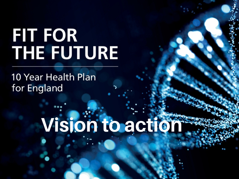 NHS 10-Year Plan report title