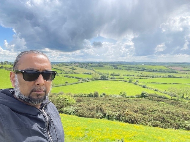 Picture of a man in a field