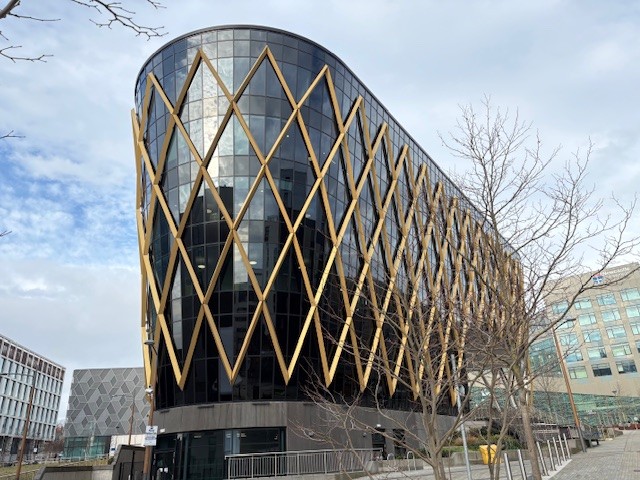 The modern 'Catalyst' building in Newcastle.