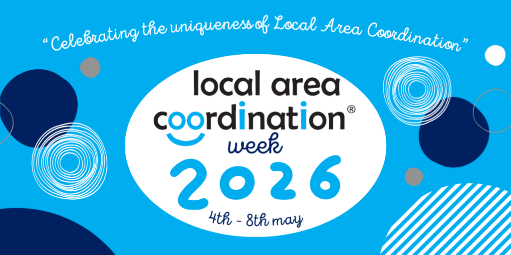 Text on a blue background: Local Area Coordination Week 2026