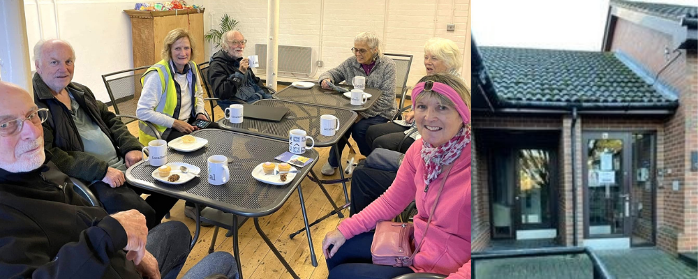 Group of people sitting around a table