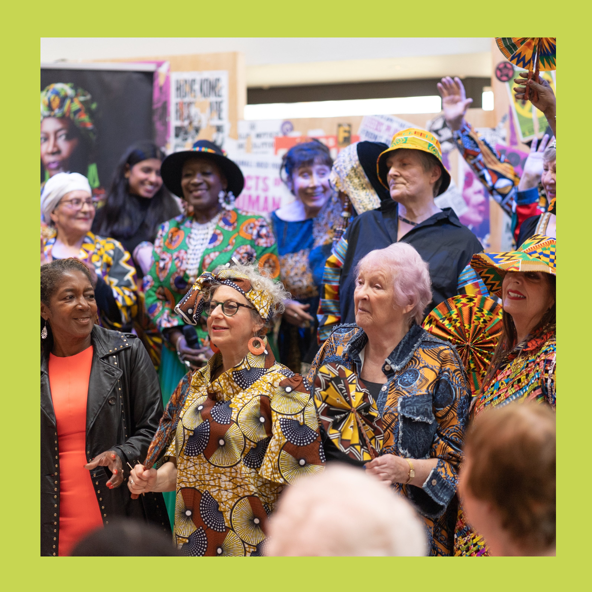  A group of people at an event